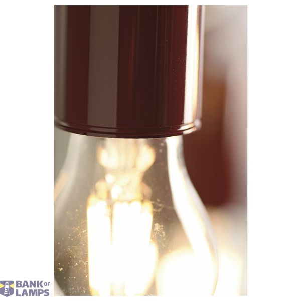 FITU E27 pendulum luminaire, E27, max. 60W, round, ruby image 2