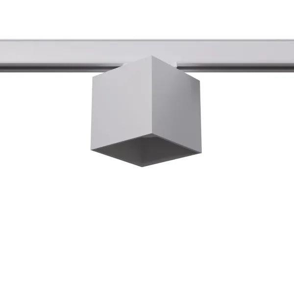 3-PHASE QUAD WHITE GU10 TRACK CEILING LAMP image 1