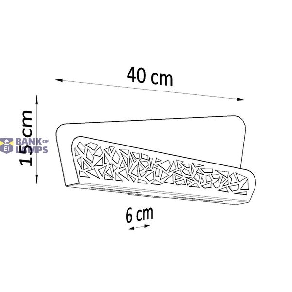 WALL LAMP ALIZA WHITE G9 2X40W IP20 image 2