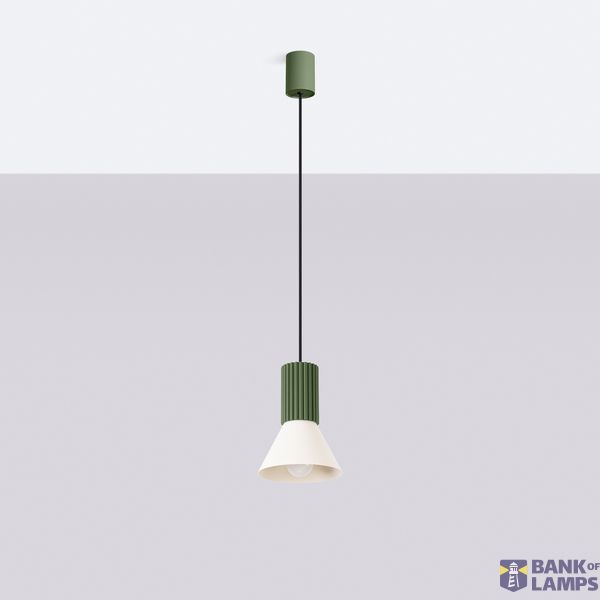 Pendant lamp ESTRIA 1 beige/olive green image 9