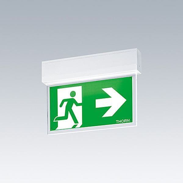VOYAGER STYLE 115 MS E3T-S SM-S WH - Escape sign luminaire image 2