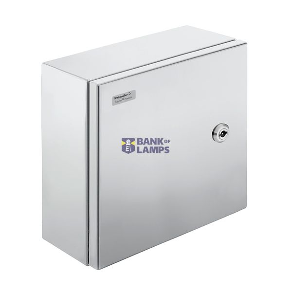 Metal housing, Width: 400 mm, Height: 300 mm, Depth: 200 mm, Brushed,  image 1