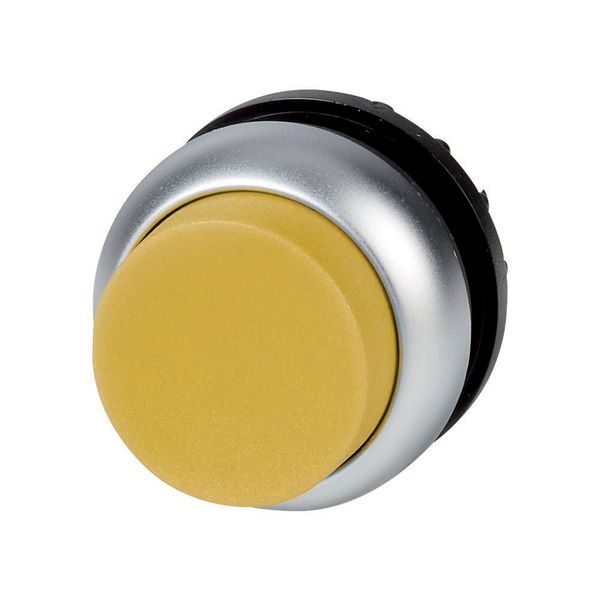 M22-DRLH-Y Illuminated pushbutton actuator, RMQ-Titan, Extended, maintained, yellow, Blank, Bezel: titanium image 6