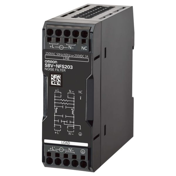 Noise filter accessory power supply, 250 VAC/DC rated voltage, 3 A rat S8V 0002E image 2
