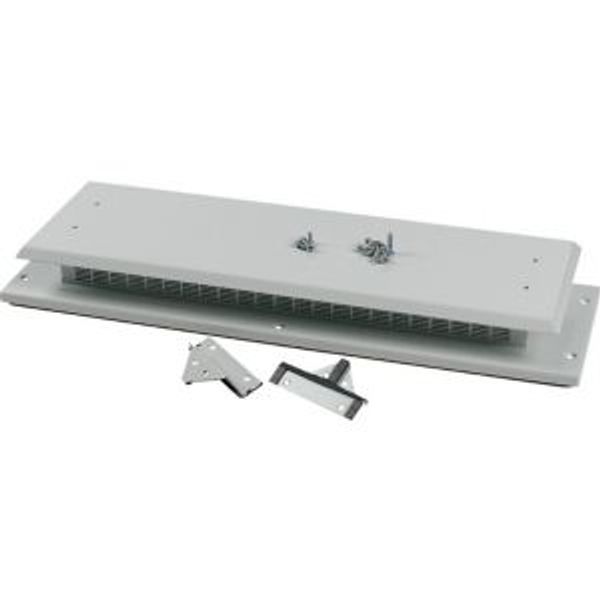 XTSZPTCV Connection top plate, ventilated, grey image 4