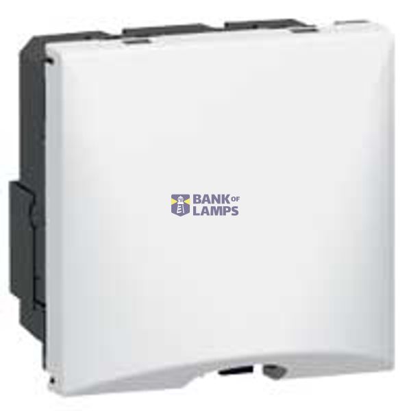 Cable outlet Mosaic - 4x1,5mm² 16 A with cable grip - 2 modules - white image 2
