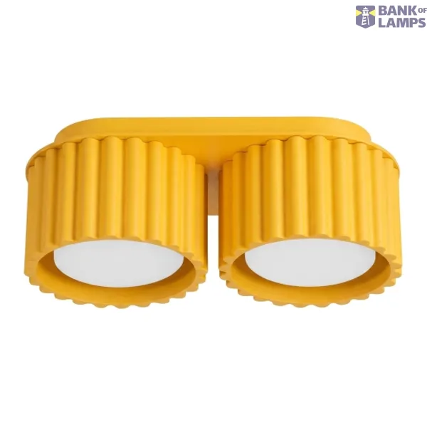 Ceiling lamp AURA 2 yellow Gx53 image 1