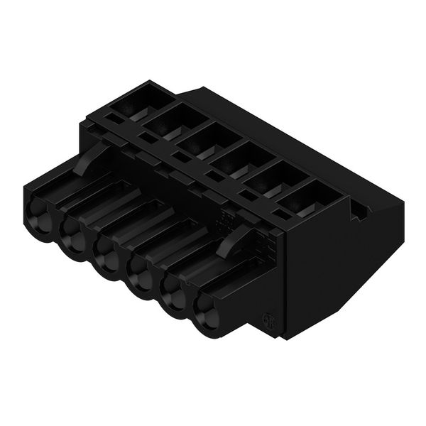 PCB plug-in connector, female plug, 5.00 mm, Number of poles: 6, 90°, Clamping yoke connection, Clamping range, max. : 4 mm², Box image 2
