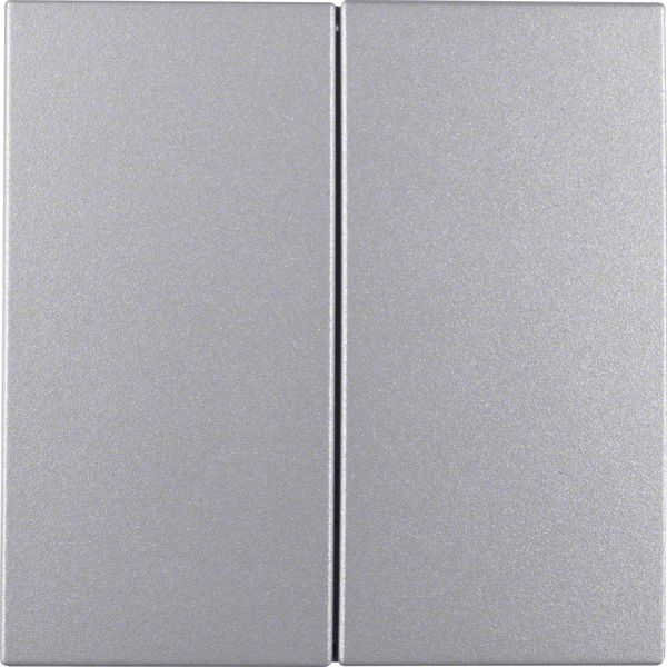 Button 2gang, S.1/B.7, al., matt, lacq. image 1