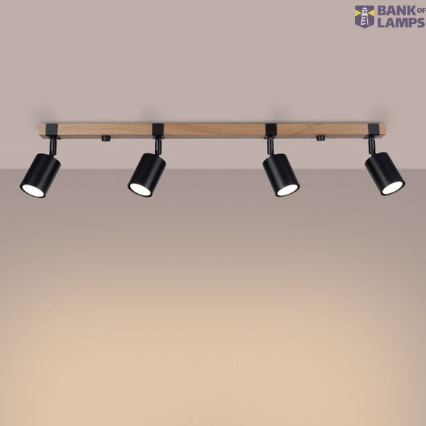 Ceiling lamp FAGER 4L black image 14