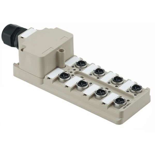 Hood version, IDC, M12, 30 V, A-coded, LED: Yes, LED initiator: Yes, Wiring type: PNP image 2