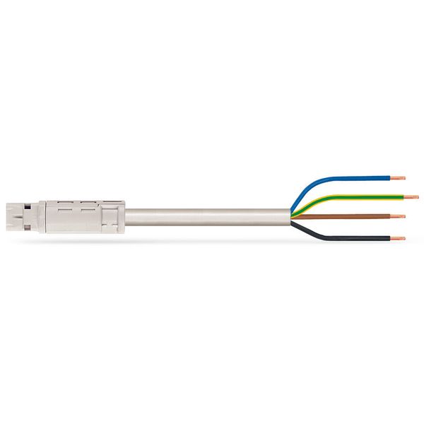 pre-assembled connecting cable;Eca;Plug/open-ended;black image 1