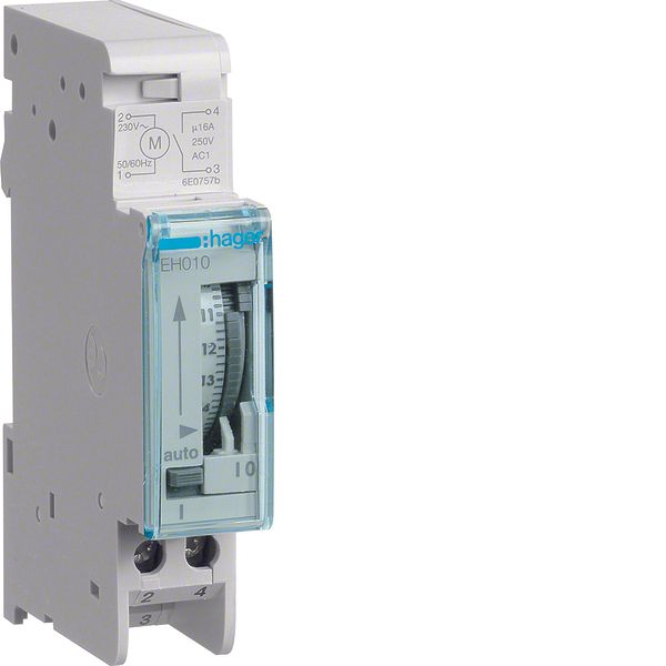 Time switch daily cycle, 230 V, 16A, 1S image 1