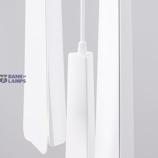 Pendant lamp PRYSM 3P white image 4