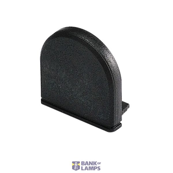 GLENOS Endcap for Profile 2609, DOME, black image 1
