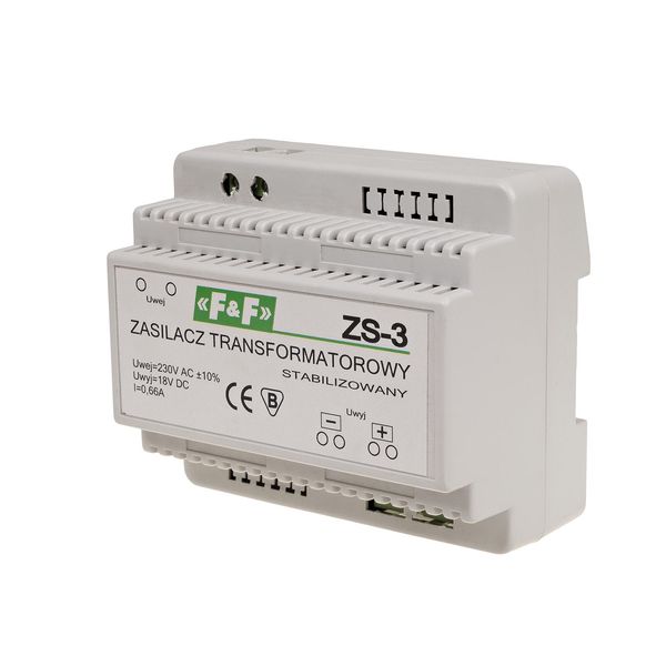 18V DC 0.66A stabilized power supply ZS-3 image 1