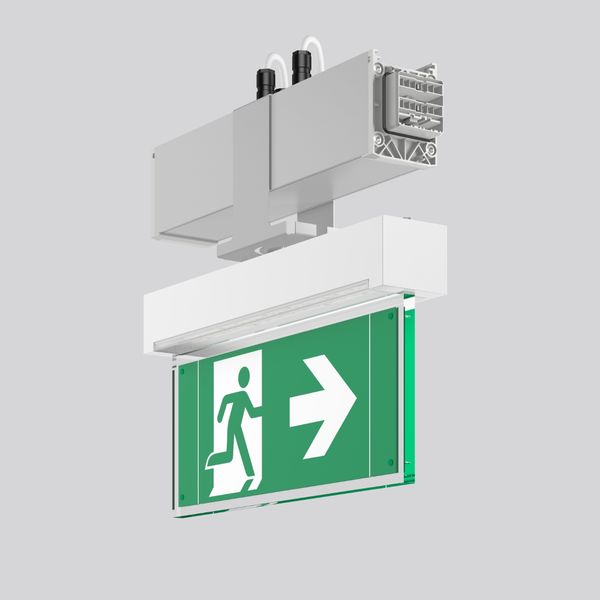 LINEDO, silver, on/off Continuous line luminaire, L 336 B 62 H 308, SB image 1