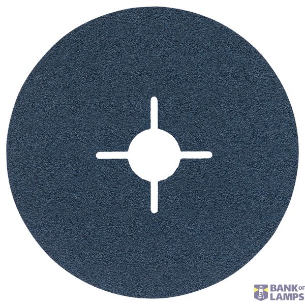 Fibre sanding disc R574, Best for Metal D= 125 mm; G= 80 image 1