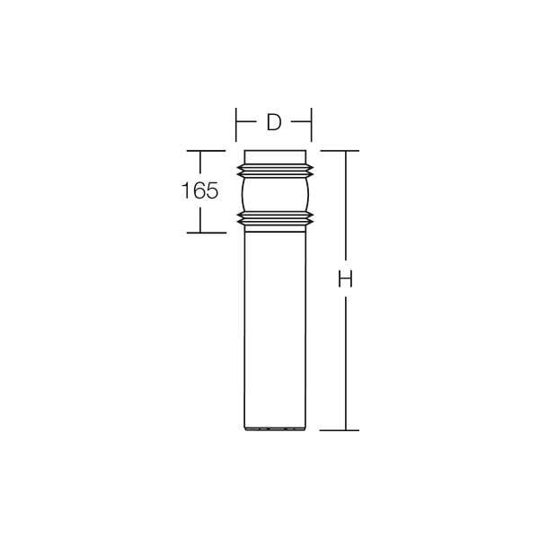 MEGA GÜRTELLINSE, 18 W, 920 lm, 830, silver, smart+free Bollards, D 17 image 3