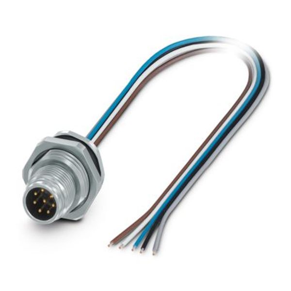 SACC-DSI-MS-8CON-M16/0,5 PP - Device connector rear mounting image 1