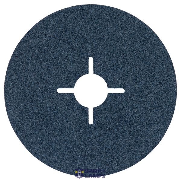 Fibre sanding disc R574, Best for Metal D= 115 mm; G= 80 image 1