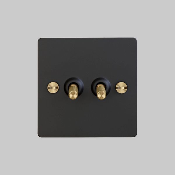 2G TOGGLE / CROSS / BLACK / BRASS image 2