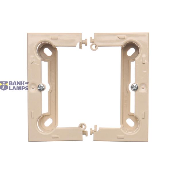 IP44 triple frame, Inox, metallized image 1