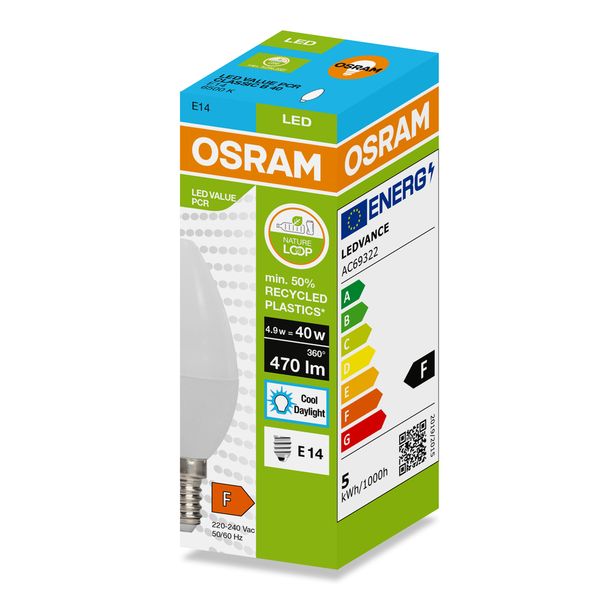 LEDPCRCLB40 4,9W/865 230VFR E14 FS1OSRAM image 2