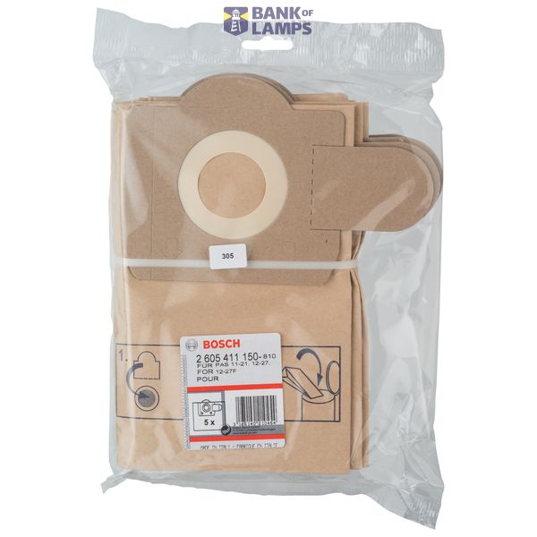 Paper filter bags, PAS 11-21, 12-27, 12-27F image 2