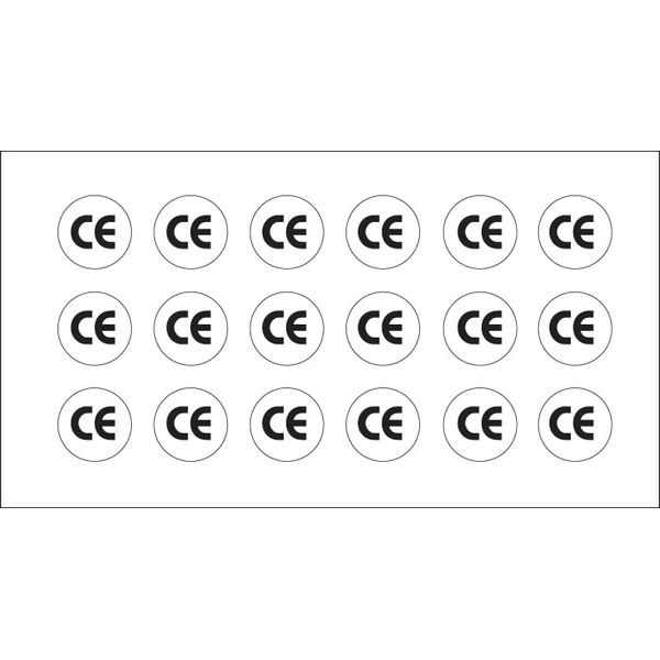 Adhesive label - Dimensions: 175 x 95 mm image 1