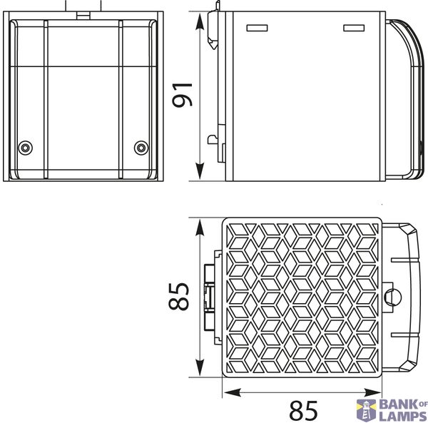 Compact heater with fan WEG93 image 2