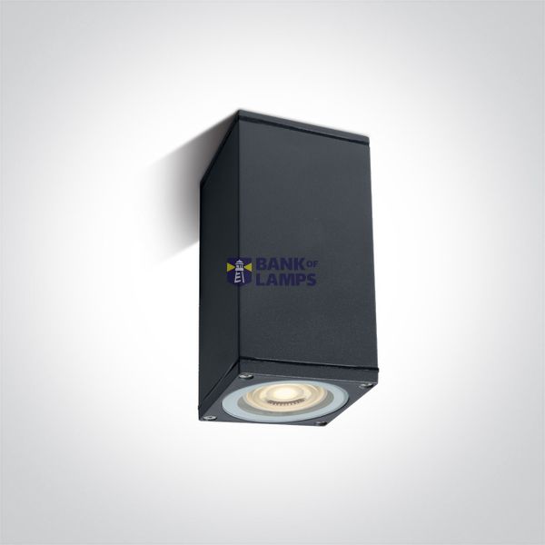 ANTHRACITE CEILING GU10 10W IP54 100-240V image 1