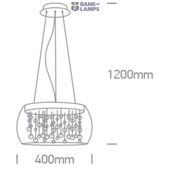 PENDANT LIGHT 5x9W G9 100-240V image 2