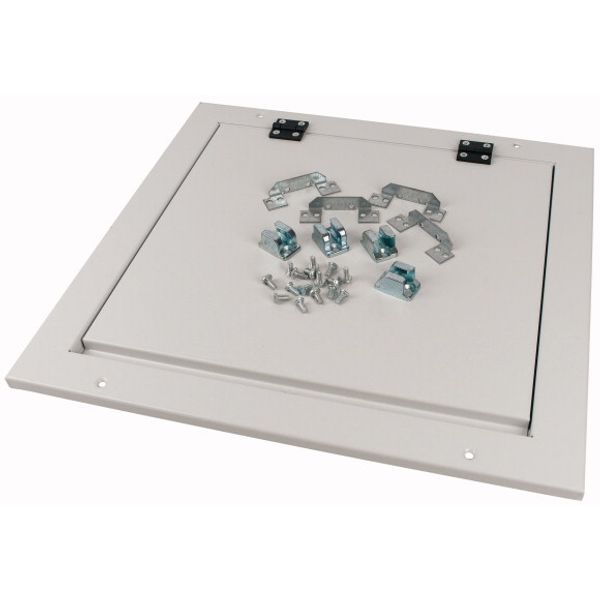 XSPTA1008 Top plate, for arc protection, for WxD=1000x800mm, IP40, grey image 1