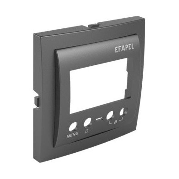 COVER PLATE F/MULTIF CHRONOTHERMOSTAT GRAY image 1