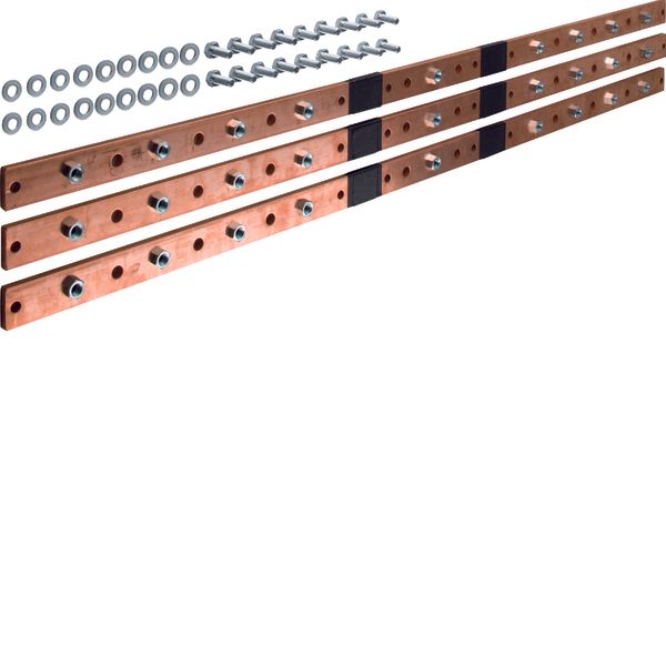 Busbar,universN,40x10mm,5 section image 1