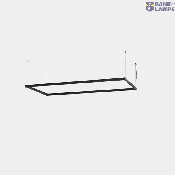Lineal lighting system Apex Rectangular Pendant 1125mm x 2140mm 117W LED warm-white 3000K CRI 90 ON-OFF White IP20 9378lm image 1