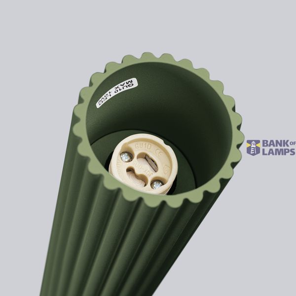 SPOT CARBON SURFACE-MOUNTED TUBE IN OLIVE GREEN COLOUR FOR HALLWAY image 5