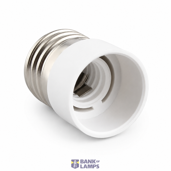 Lamp Holder Adapter E27-E14 White image 1