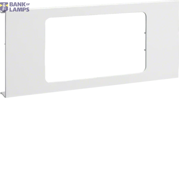 Pre-cut lid 2gang,BR70132,pure white image 1