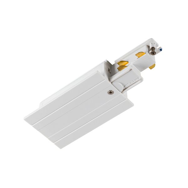 Feed-in  S-TRACK 3-phase-recessed rail ,IP20,white image 1