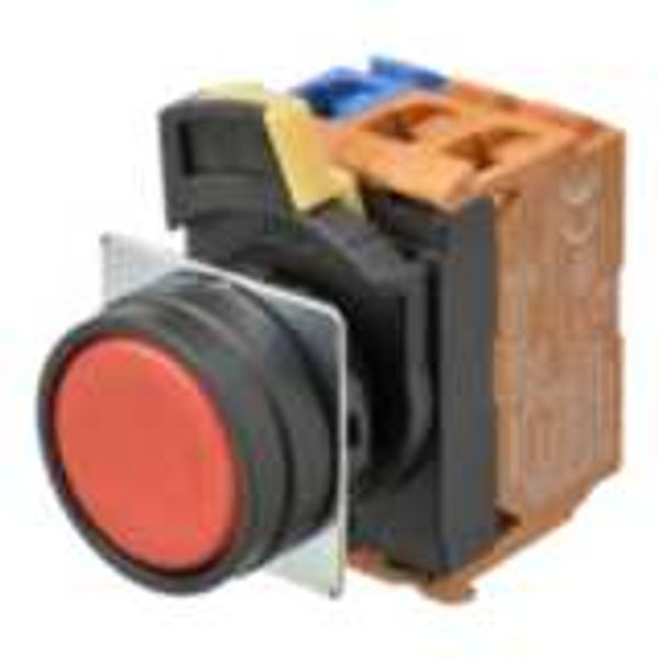 Pushbutton A22NN Ã˜22, bezel plastic, FLAT, MOMENTARY, CAP COLOR Opaque A2210009M image 3