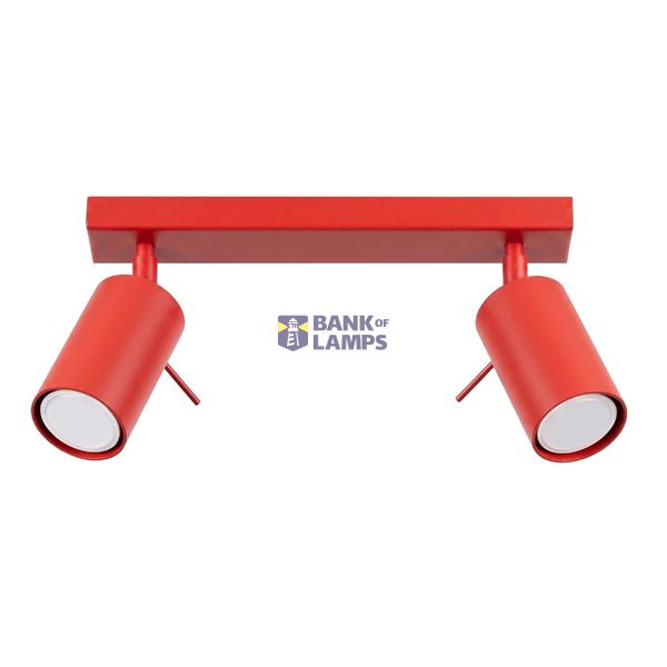 Ceiling lamp RING 2 red image 2