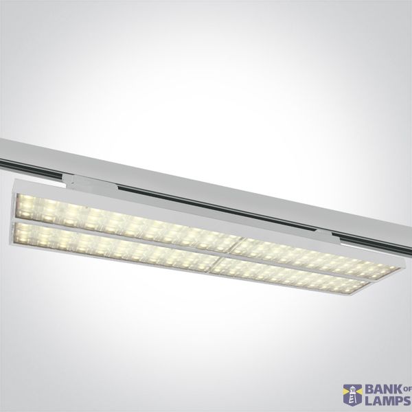 WHITE SMD 50W WW TRACK LIGHT ADJUSTABLE 230V image 1