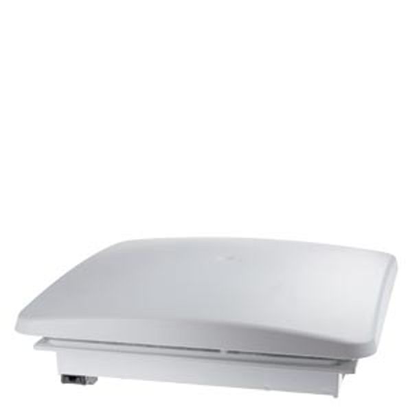 Roof fan, Extract: W: 223 mm, H: 223 mm, RAL 7035, IP54, Airflow: 71 m3/h, image 1