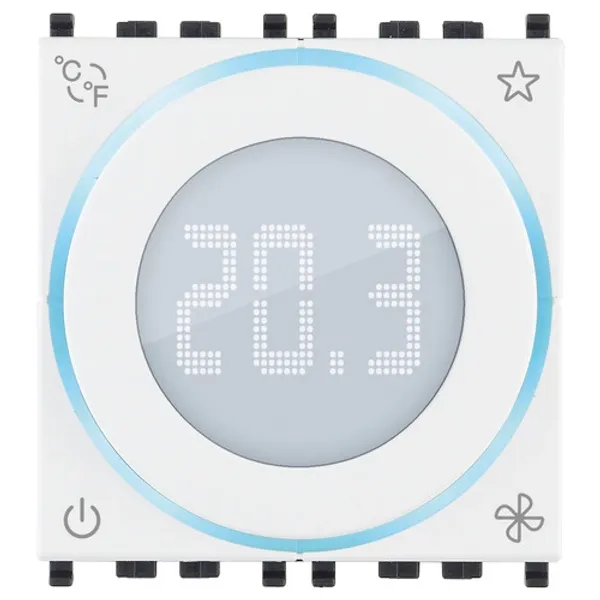 IoT dial thermostat FAN 2M white image 1