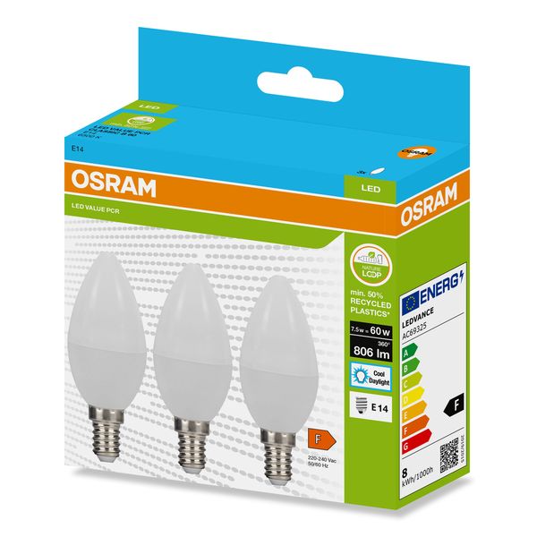 LEDPCRCLB60 7,5W/865 230VFR E14 FS3OSRAM image 2