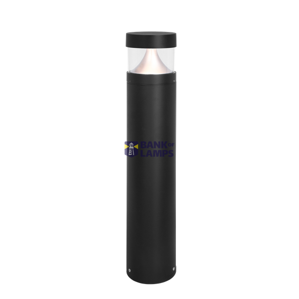 Arden 2 Flat Alum. Bollard Ø120x990mm 10W SCT Black image 1