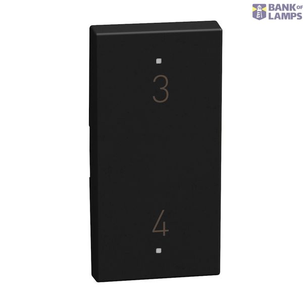 LIGHT NOW KEY COVER 3-4 1MODULE  DARK image 1