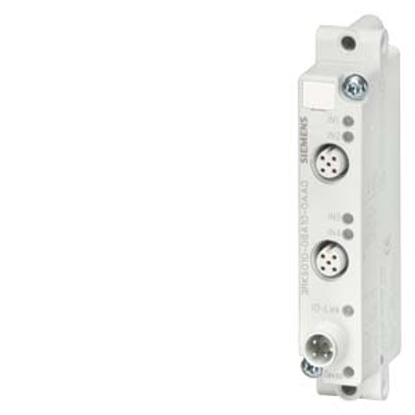 Link module K20, digital 4 DI, IP67, 4x 1 input sensor  3RK5010-0BA10-0AA0 image 1